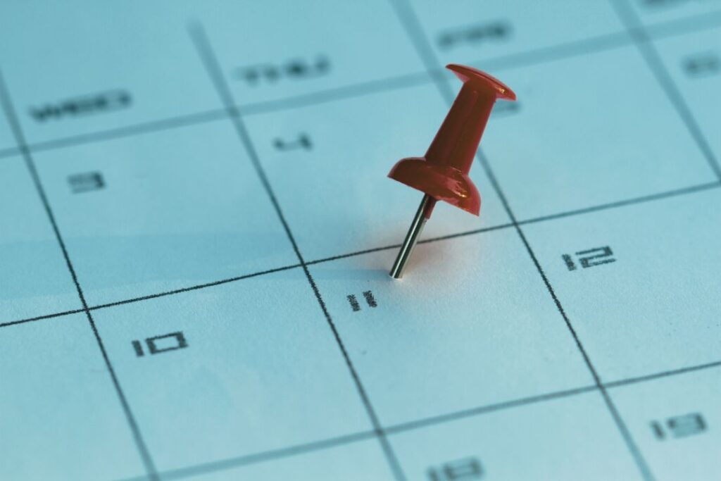 Zeitplan Roadmap Website Webdesign